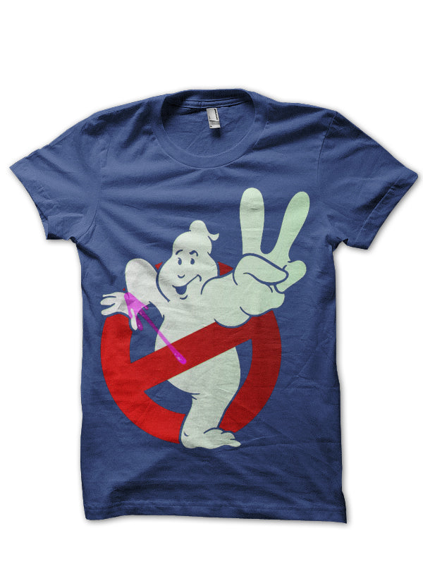 Ghost Buster Navy Blue Tee Hoodie, Sweatshirt | PureTeeCo.com