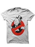 Ghost Buster White Tee Hoodie, Sweatshirt | PureTeeCo.com