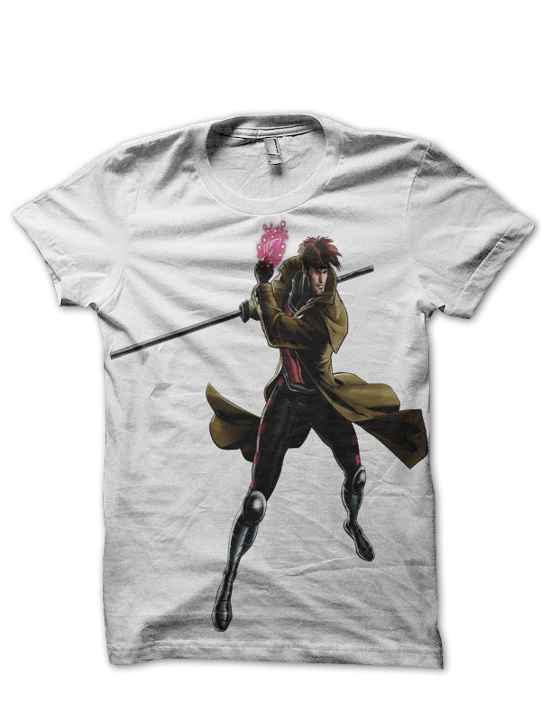Gambit White Tee Style001 Hoodie, Sweatshirt | PureTeeCo.com