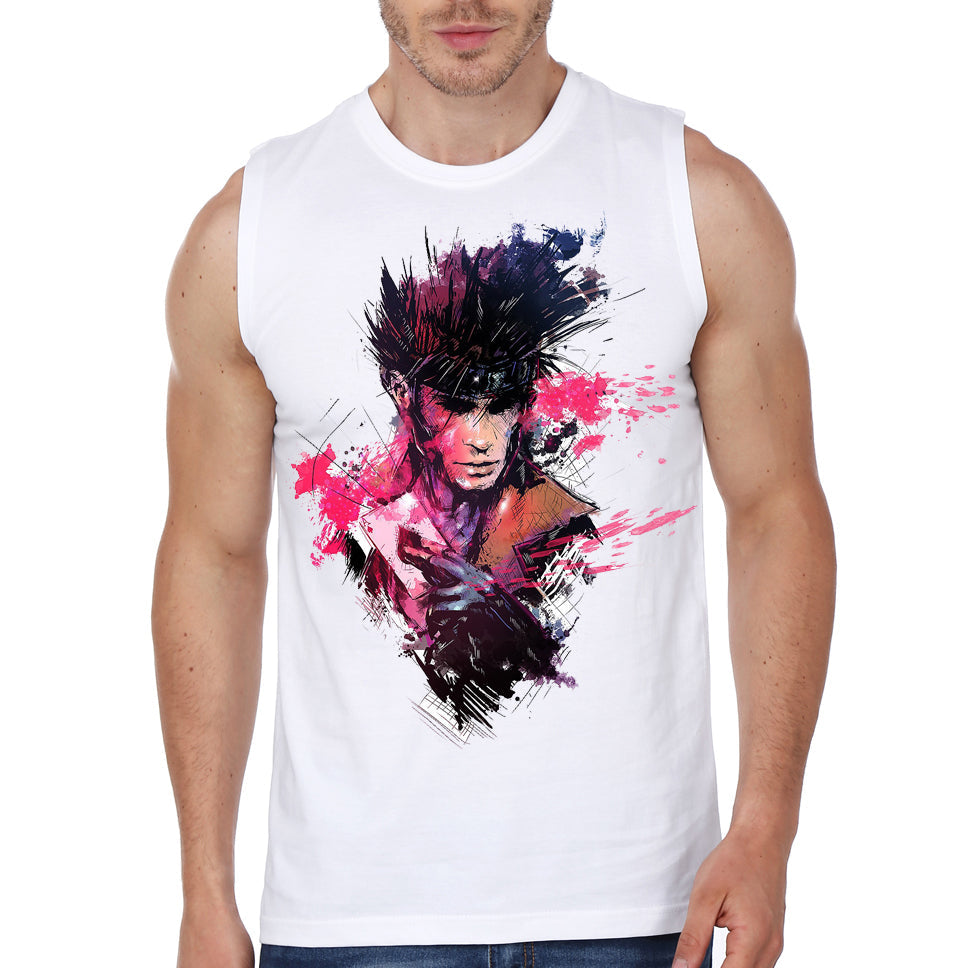Gambit White Vest T-Shirts, Hoodie, Sweatshirt | PureTeeCo.com