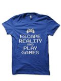 Escape Reality And Play Video games T-Shirt Hoodie, Sweatshirt | PureTeeCo.com