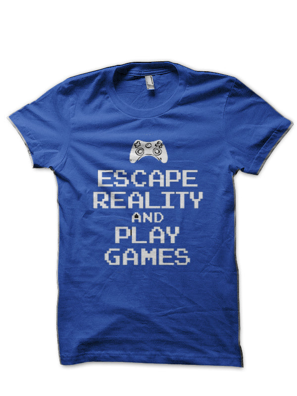 Escape Reality And Play Video games T-Shirt Hoodie, Sweatshirt | PureTeeCo.com
