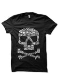 Gamer Skull Black Tee Hoodie, Sweatshirt | PureTeeCo.com