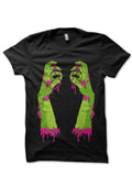 Zombie Hands Black T-Shirt Hoodie, Sweatshirt | PureTeeCo.com