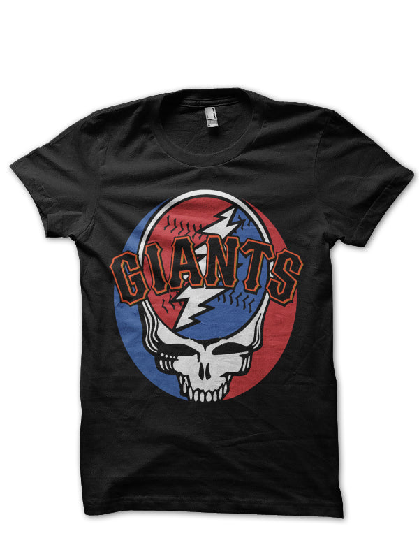 Grateful Giants Black T-Shirt Hoodie, Sweatshirt | PureTeeCo.com