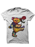 Grateful Dead Bear White T-Shirt Hoodie, Sweatshirt | PureTeeCo.com