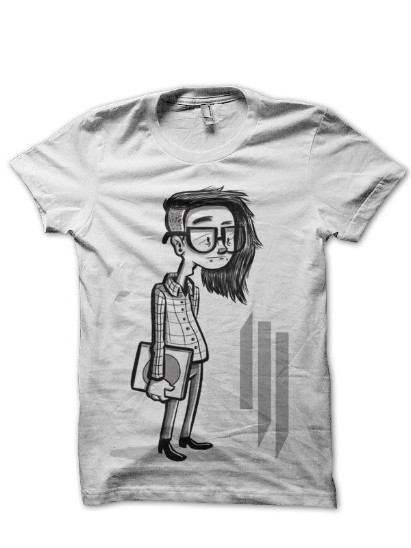 Geek White Tee Hoodie, Sweatshirt | PureTeeCo.com