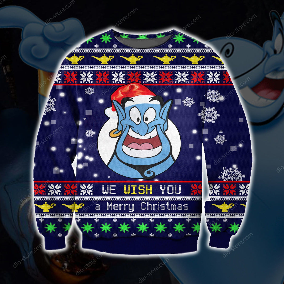 Genie Knitting Pattern 3D Print Ugly Sweater