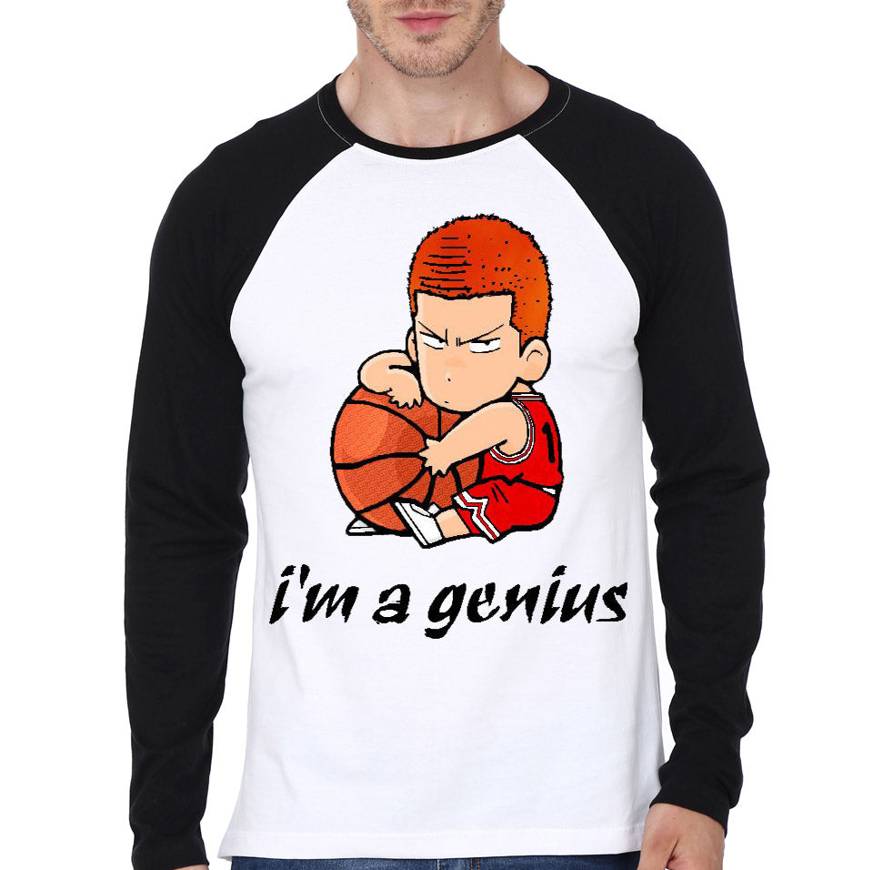 Raglan â€œSlam Dunkâ€ Genius T-Shirt Hoodie, Sweatshirt | PureTeeCo.com