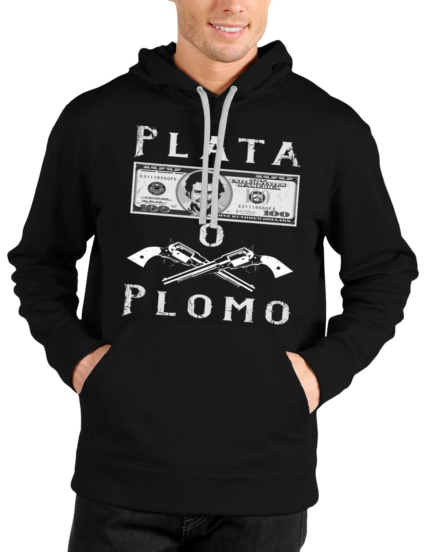 Plata Black Hoodie T-Shirts, Sweatshirt | PureTeeCo.com