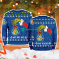 Getafe Grinch Hand Ugly Christmas Sweater 3D