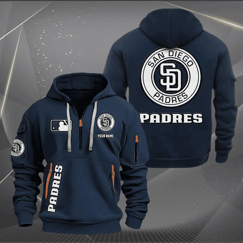 San Diego Padres Tactical Hoodie, Baseball Fan Hoodie, Military Style Sweatshirt