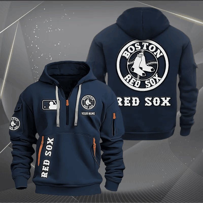 Boston Red Sox Tactical Hoodie, Baseball Fan Hoodie, Military Style Sweatshirt