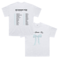 Madison Beer Merch Spinnin Tour Baby Blue Bow T-shirt Music Fans Gifts Hoodie, Sweatshirt | PureTeeCo.com