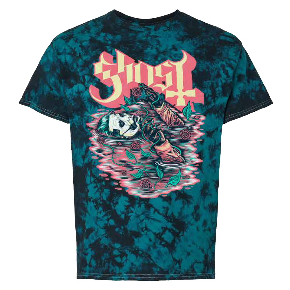 Ghost Merch Store Ghost Band Pre-Raphaelite Tie Dye T-Shirt Gifts For Music Fans Hoodie, Sweatshirt | PureTeeCo.com