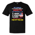 Hey Donald Lets Change Americas Name To The Republic Of CUM Shirt Trump 2025 Merch Hoodie, Sweatshirt | PureTeeCo.com