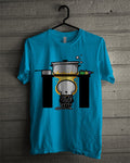 Ghost Cook Sky Blue Tee Hoodie, Sweatshirt | PureTeeCo.com