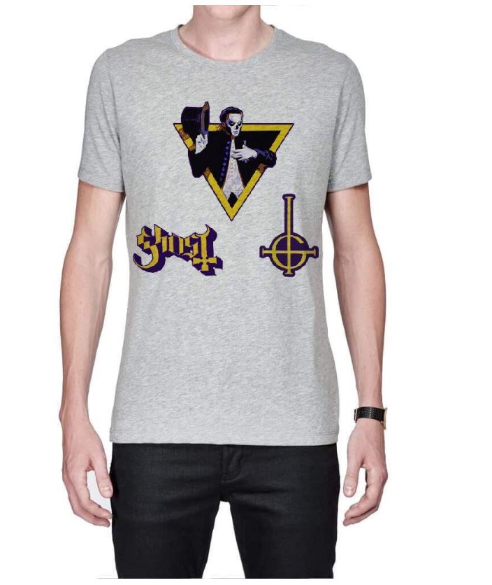 Ghost BC Band Grey T-Shirt Hoodie, Sweatshirt | PureTeeCo.com