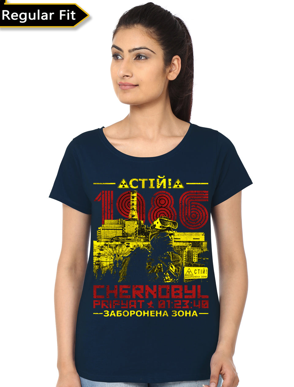Chernobyl 1986 Navy Blue Girls T-Shirt Hoodie, Sweatshirt | PureTeeCo.com