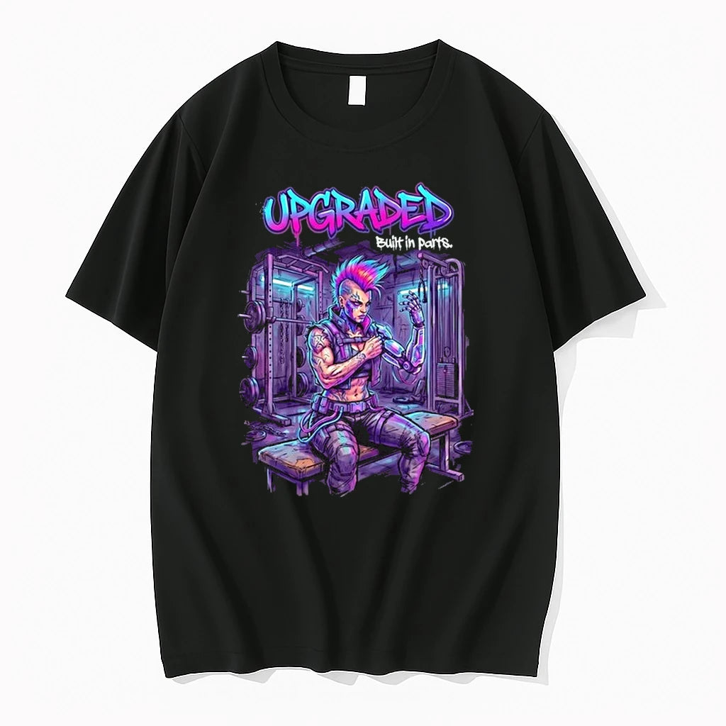 Girl Cyberpunk Upgraded Built In Parts 0 Tshirts Sweater