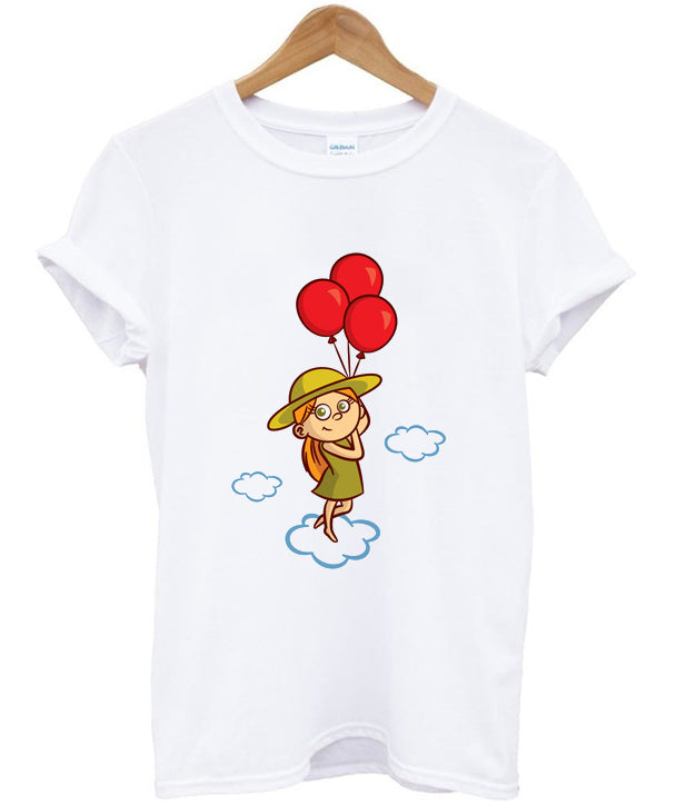 girl with yhe balloons t-shirt Hoodie, Sweatshirt | PureTeeCo.com