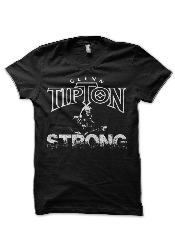 Glenn Tipton Strong Black T-Shirt Hoodie, Sweatshirt | PureTeeCo.com