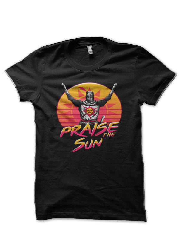Praise the Sunset Wave Black T-Shirt Hoodie, Sweatshirt | PureTeeCo.com