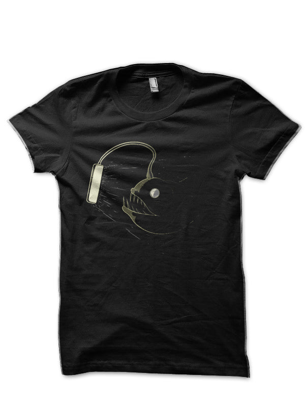 A glow In The Dark â€“ Deep Sea Fish Black T-Shirt Hoodie, Sweatshirt | PureTeeCo.com