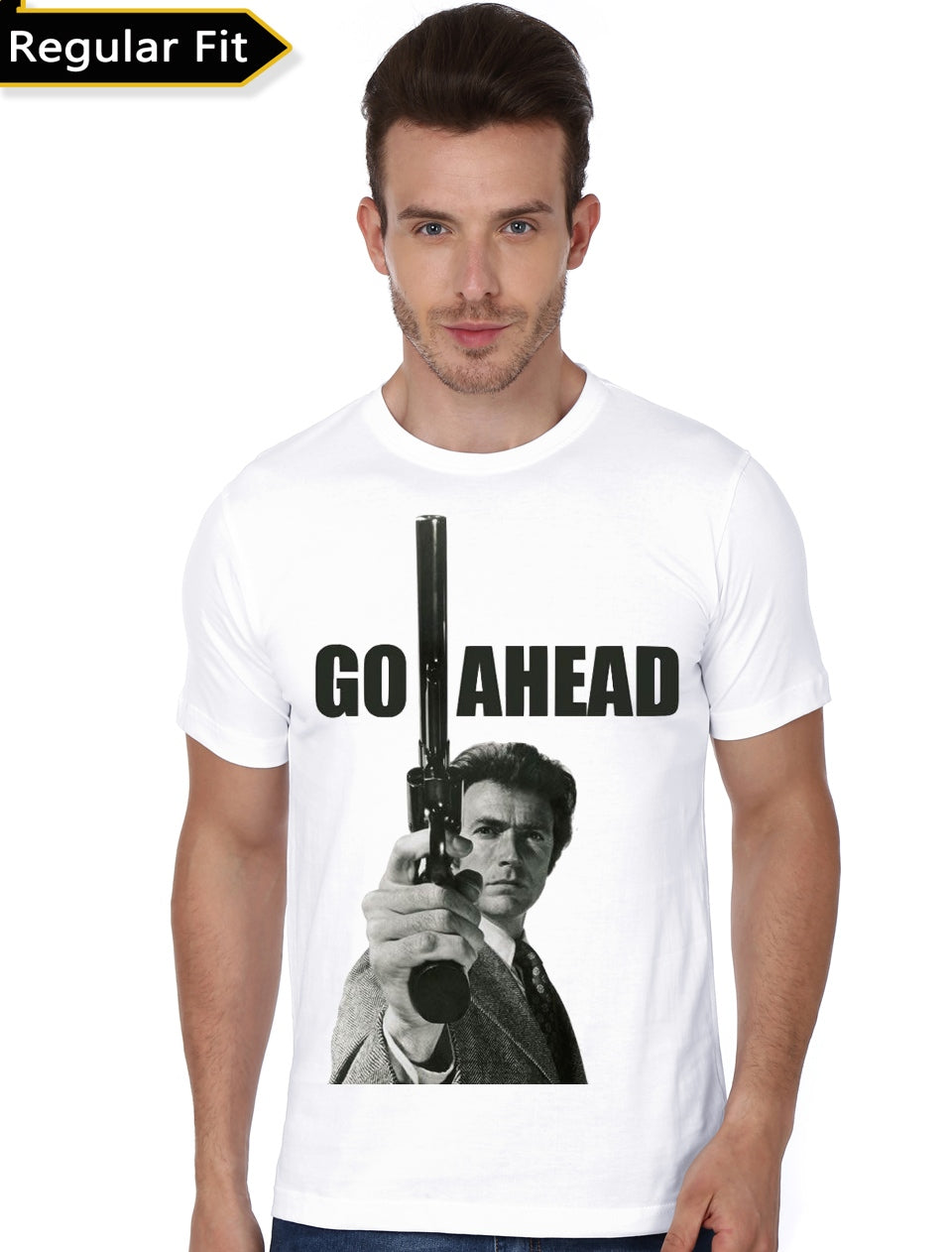 Go Ahead Make My Day Tee Hoodie, Sweatshirt | PureTeeCo.com