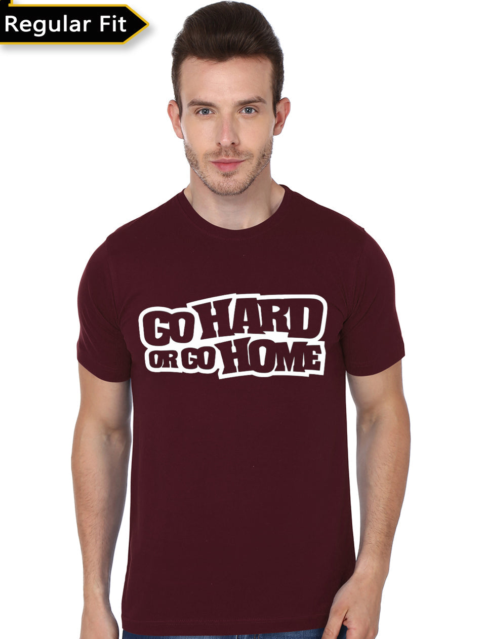 Go Hard Or Go Home Maroon Tee Hoodie, Sweatshirt | PureTeeCo.com