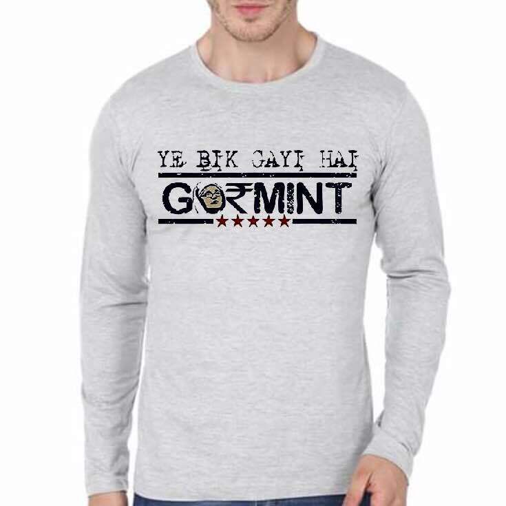 Ye Bik Gayi Hai Gormint Full Sleeve T-Shirt Hoodie, Sweatshirt | PureTeeCo.com