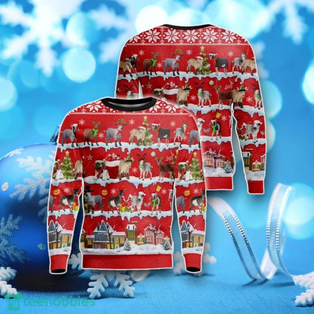 Goat Ugly Christmas Sweater Unique Gift For Men Women