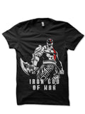 God Of Iron War Black Tee Hoodie, Sweatshirt | PureTeeCo.com