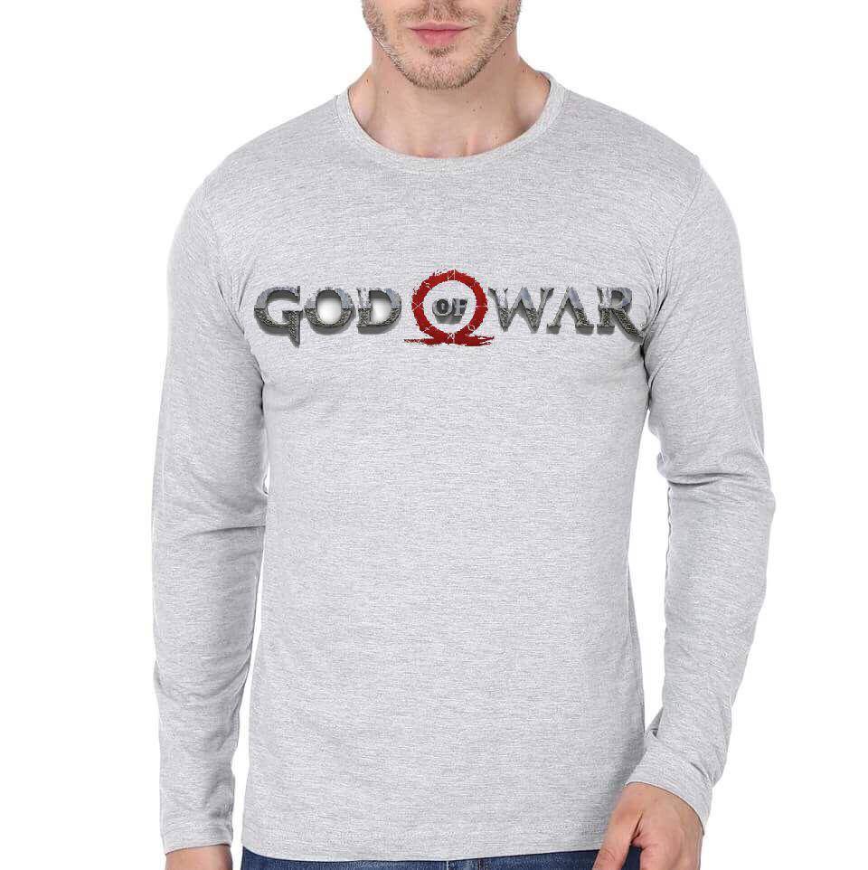 God of War Grey Full Sleeve T-Shirt Hoodie, Sweatshirt | PureTeeCo.com
