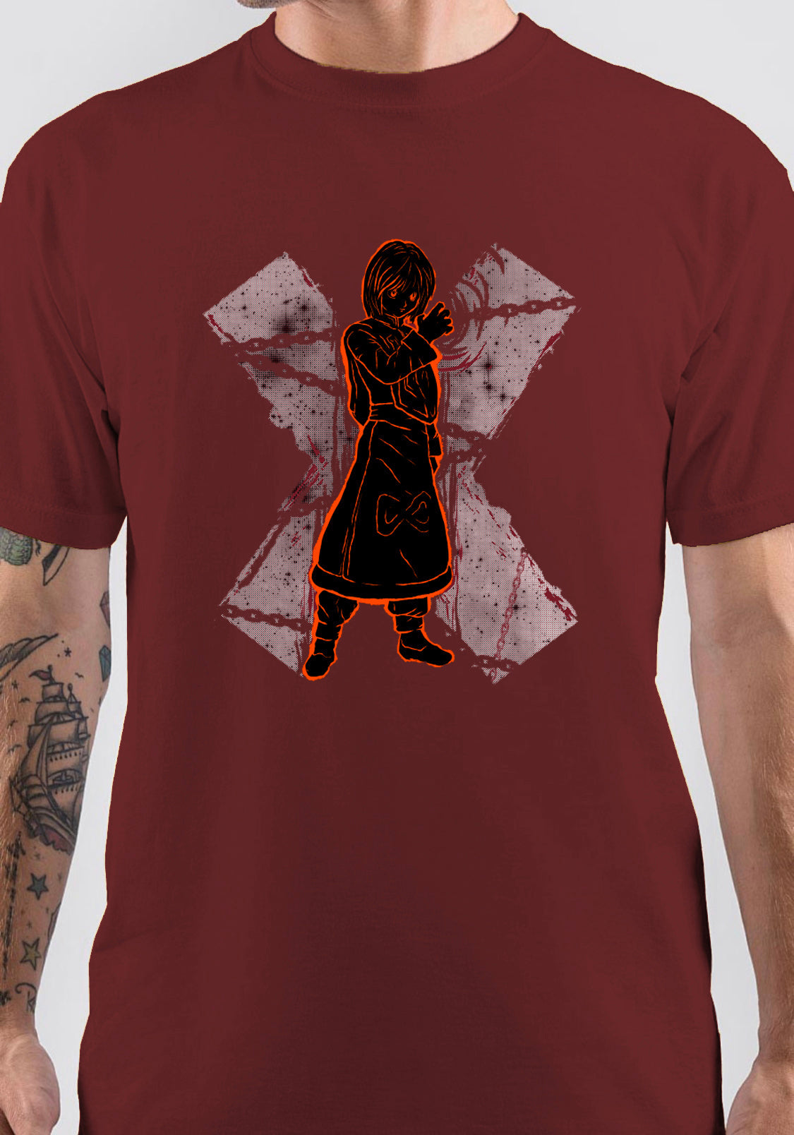 Hunter X Hunter Maroon T-Shirt Hoodie, Sweatshirt | PureTeeCo.com
