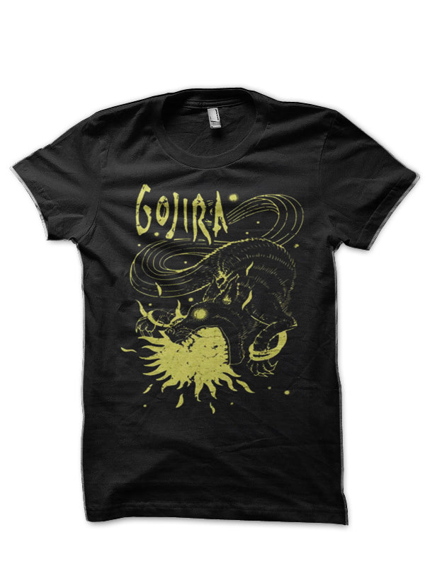 Gojira Half Sleeve Black T-Shirt Hoodie, Sweatshirt | PureTeeCo.com