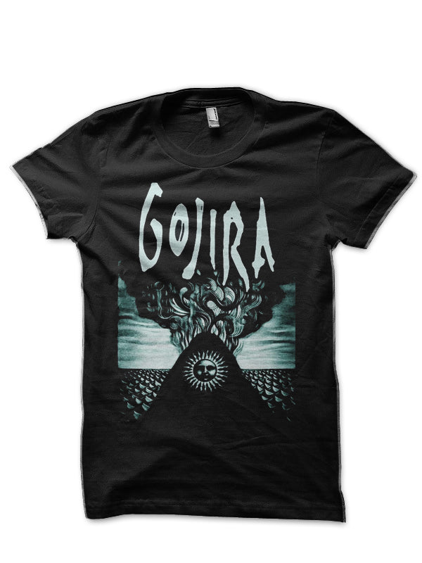 Gojira Half Sleeve Black T-Shirt Style001 Hoodie, Sweatshirt | PureTeeCo.com