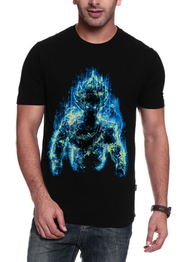 Super Saiyan Black T-Shirt Hoodie, Sweatshirt | PureTeeCo.com