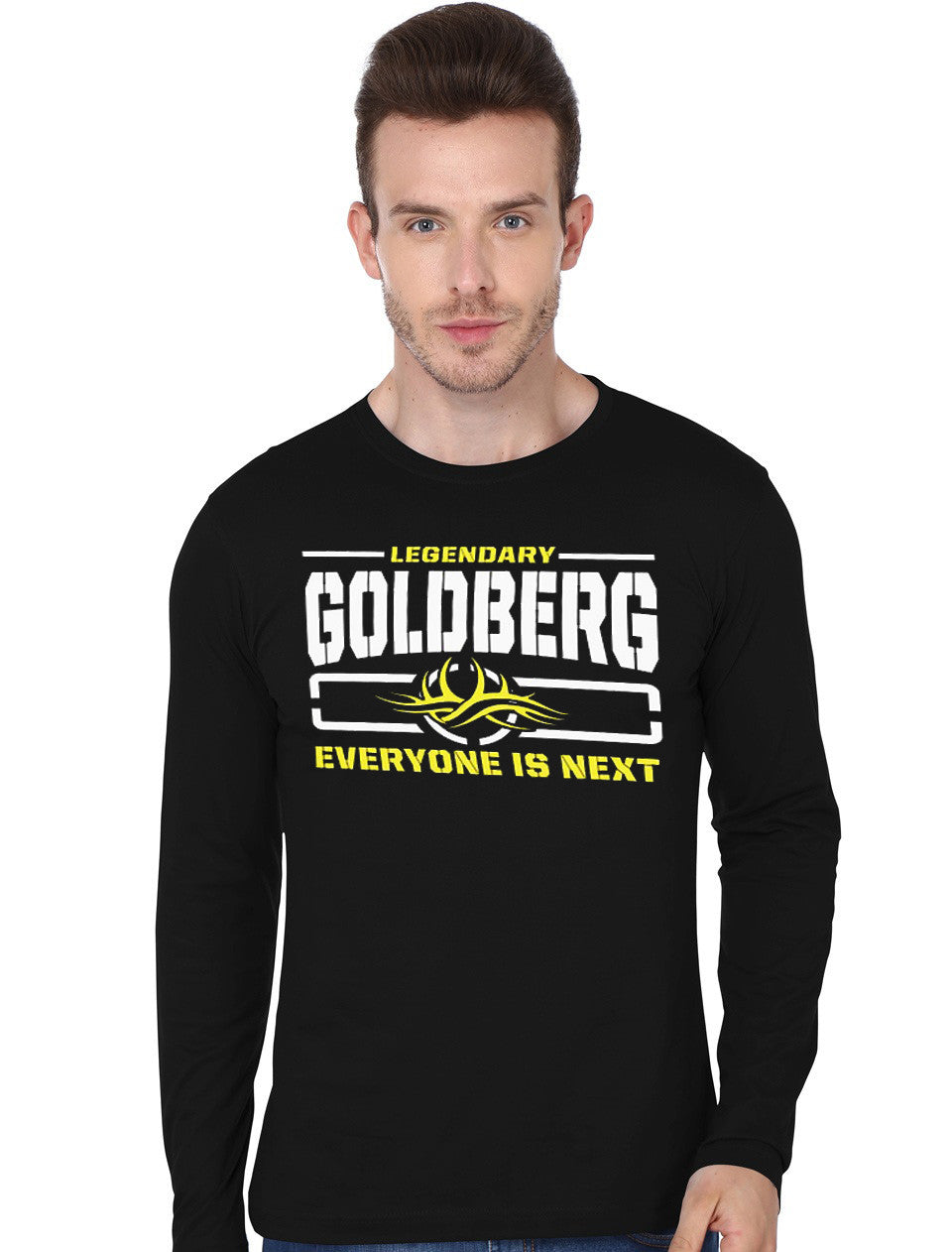 Legendary Goldberg Black Full Sleeve T-Shirt Hoodie, Sweatshirt | PureTeeCo.com