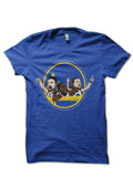 Warriors Big 3 Cartoon Style Royal Blue T-Shirt Hoodie, Sweatshirt | PureTeeCo.com