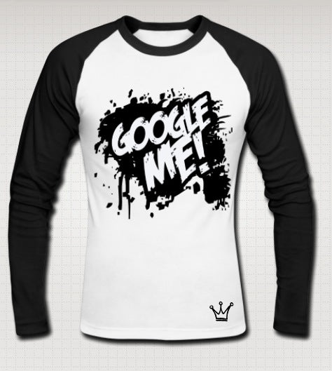 Google Me Full Sleeve Raglan T-Shirt Hoodie, Sweatshirt | PureTeeCo.com