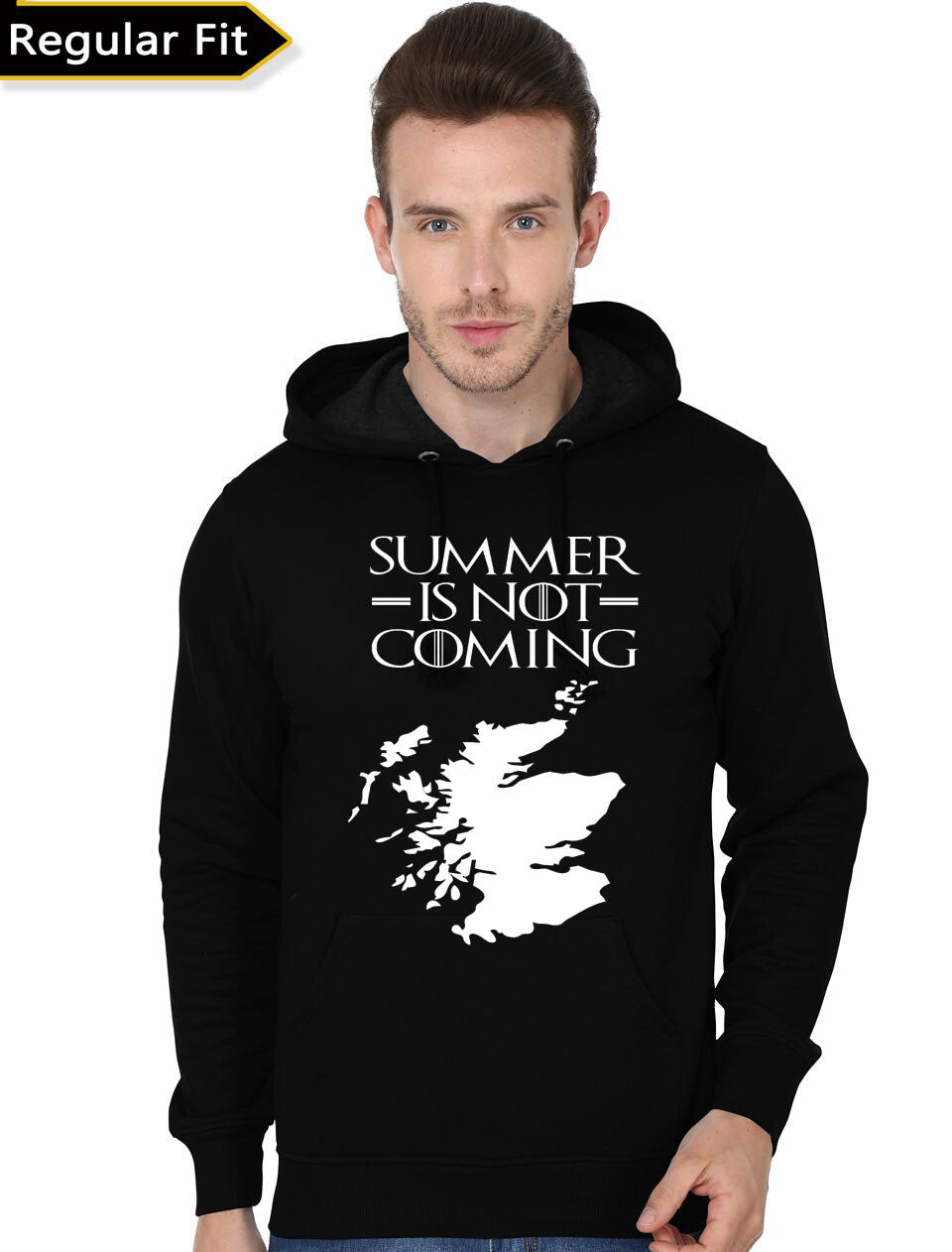 â€œSummer is NOT comingâ€ Black Hoodie T-Shirts, Sweatshirt | PureTeeCo.com