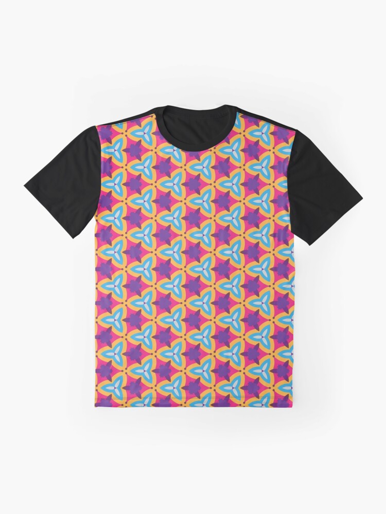 rings color colorful seamless repeat pattern Graphic T-Shirt