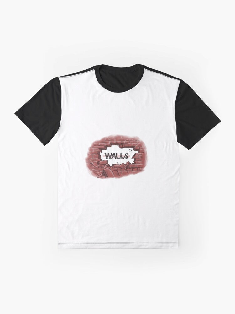 WALLS STICKER Graphic T-Shirt Hoodie, Sweatshirt | PureTeeCo.com (Image 4)