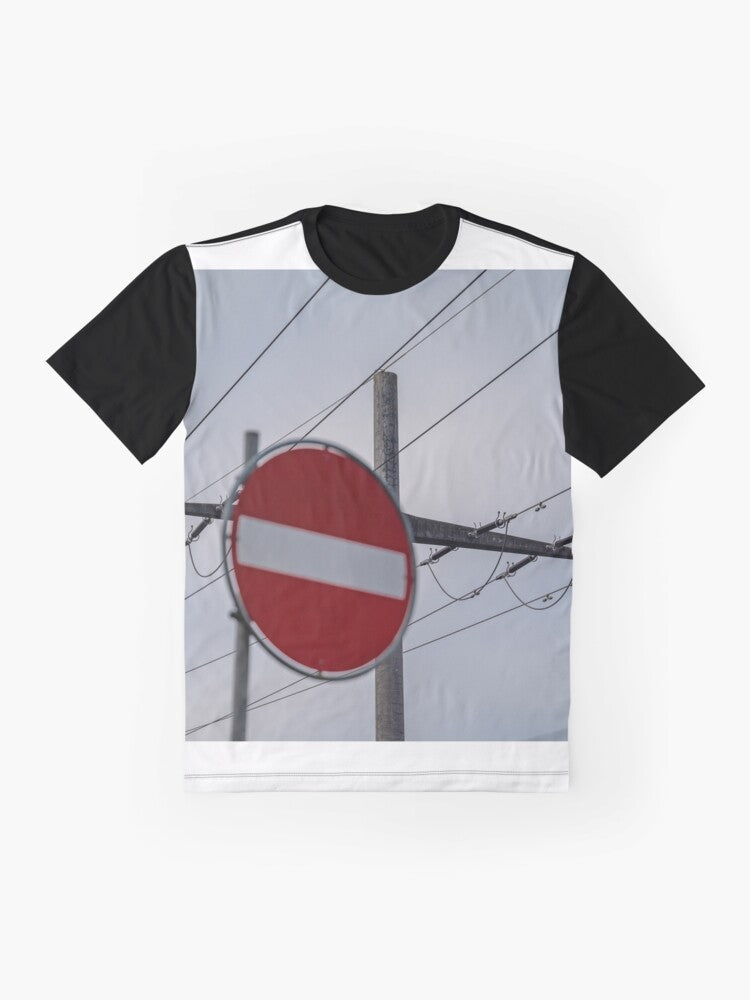 one-way street electricity Graphic T-Shirt Hoodie, Sweatshirt | PureTeeCo.com (Image 4)