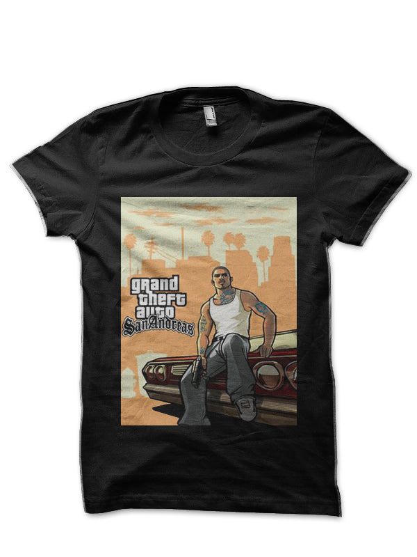 Grand Theft Auto San Andreas T-Shirt Style002 Hoodie, Sweatshirt | PureTeeCo.com