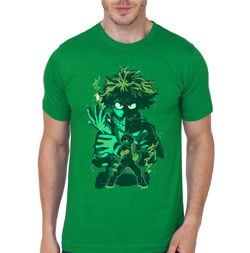 Hero Deku Green T-Shirt Hoodie, Sweatshirt | PureTeeCo.com
