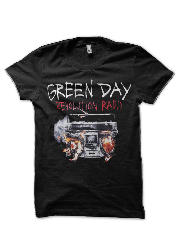 Green Day Rock Band Half Sleeve T-Shirt Hoodie, Sweatshirt | PureTeeCo.com