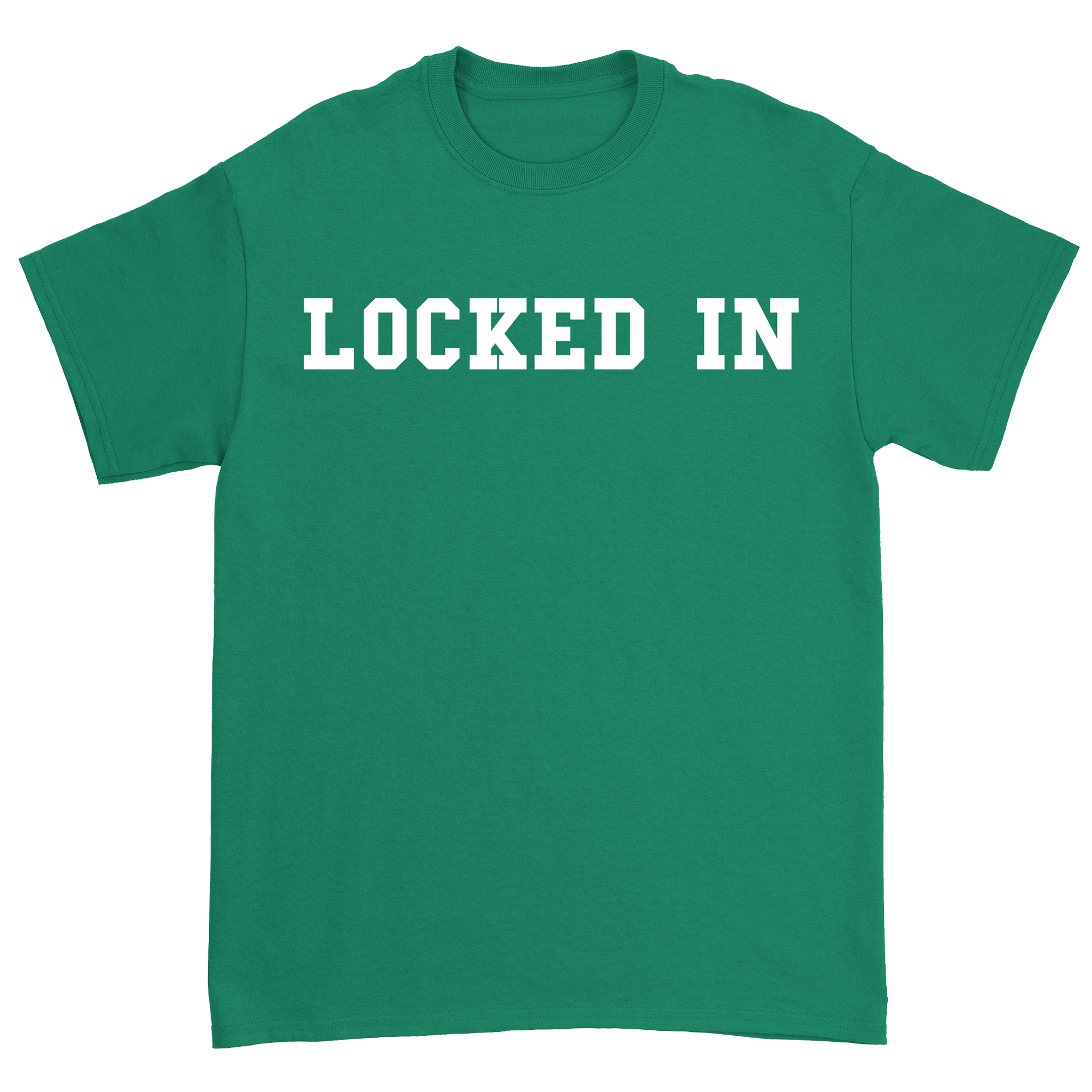 Davis Clarke - Locked In T-Shirt (White Print) Hoodie, Sweatshirt | PureTeeCo.com (Image 1)