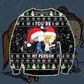 Grey’S Anatomy Knitting Pattern 3D Print Ugly Sweater